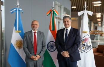 Ambassador Dinesh Bhatia met Jorge Macri, Head of City of Buenos Aires. 
